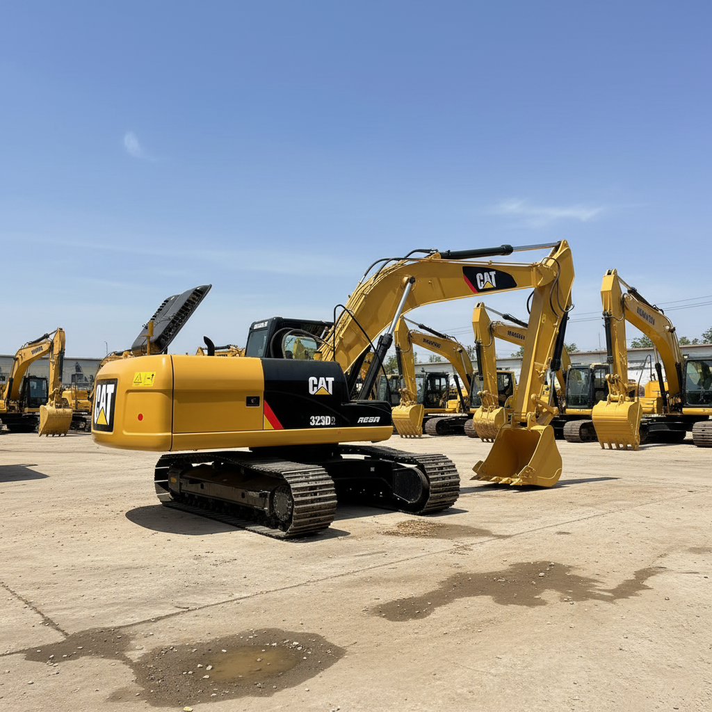 Caterpillar 323D2 excavator Caterpillar 323D2 excavator - Image 1