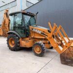 CASE 580M3 excavator and loader
